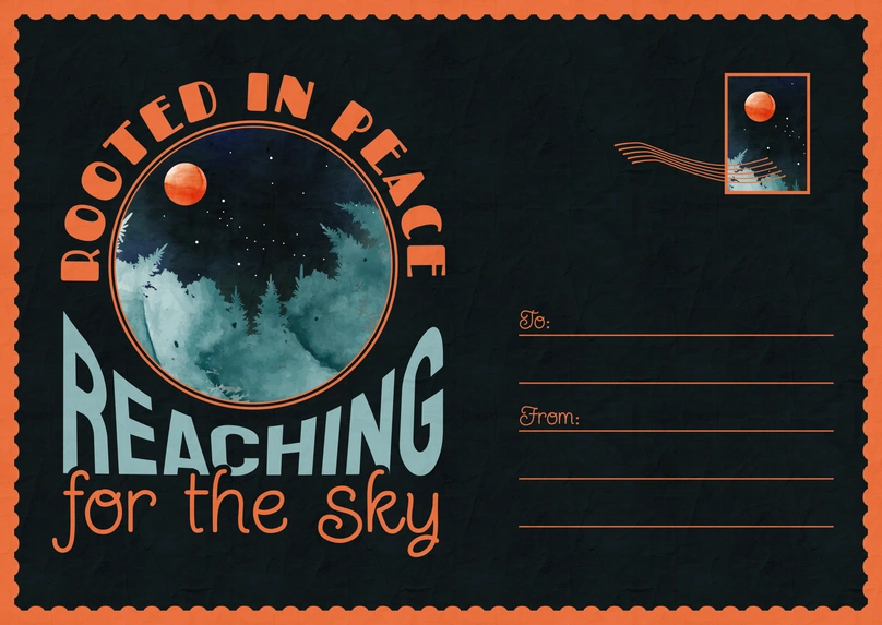 Inspirational Postcard Design
