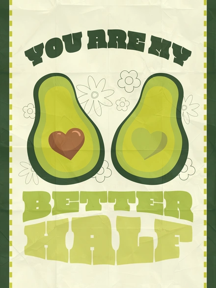 Avocados with Hearts