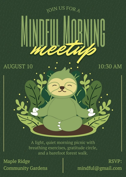 Mindful Morning Event