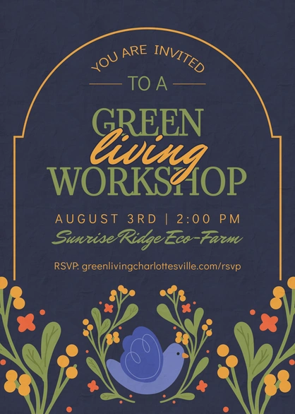 Invitation to a Green Living Workshop