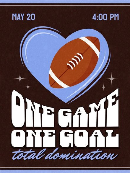 Football Event Poster