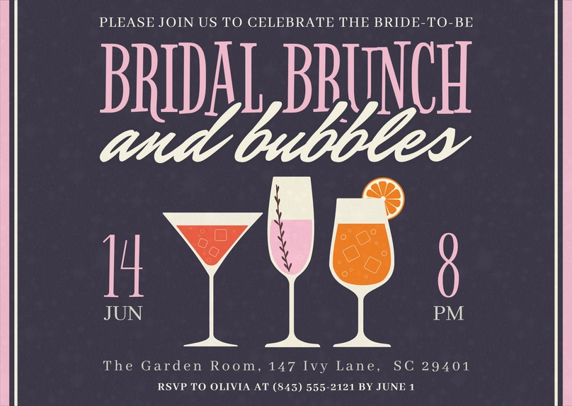 Bridal Brunch Invitation