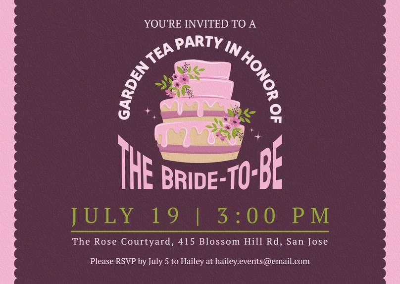 Bridal Shower Invitation