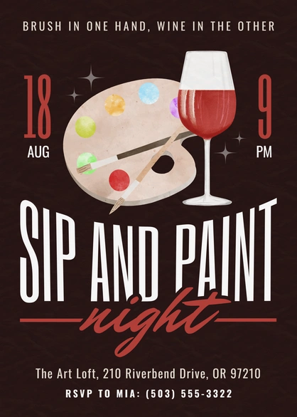 Creative Event Invitation