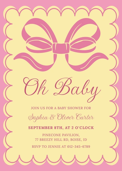 Baby Shower for Sophia & Oliver Carter