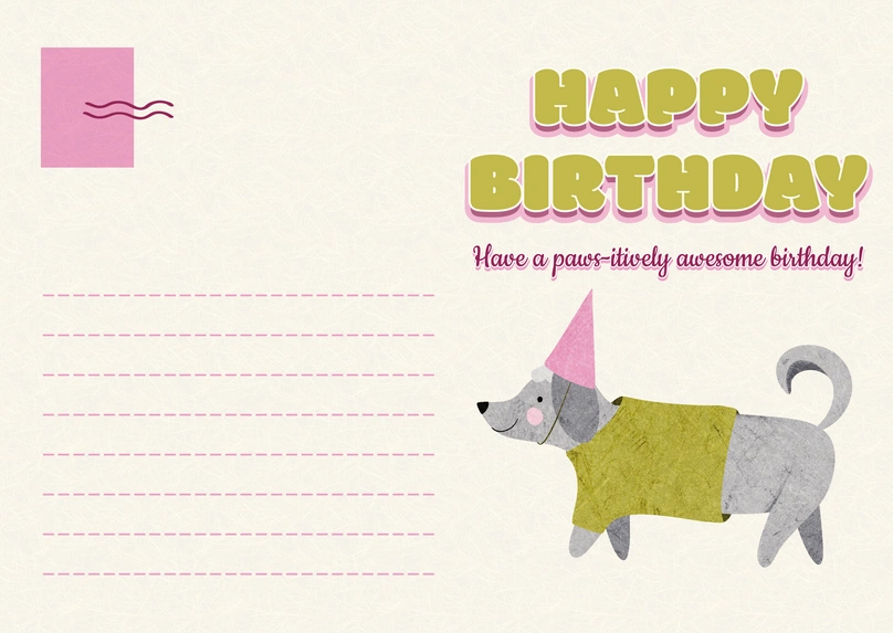 Birthday Greeting Card
