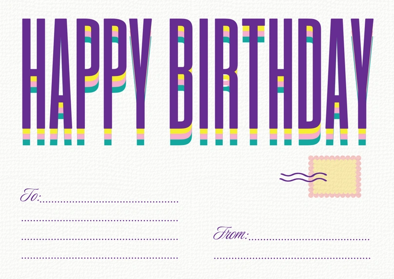 Birthday Greeting Card