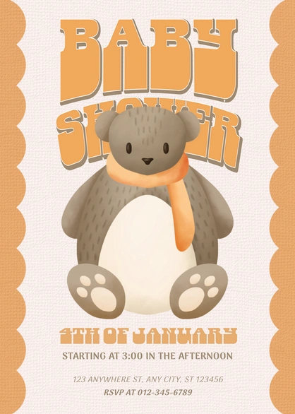 Invitation for Baby Shower