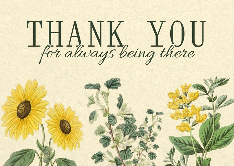 Expression of gratitude