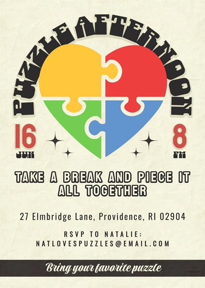 Puzzle Afternoon Event