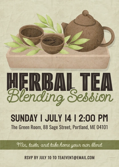 Herbal Tea Event