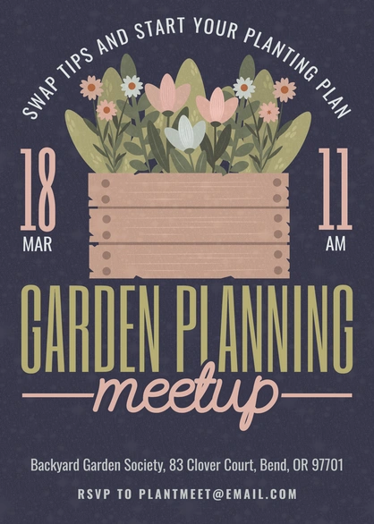Garden Planning Event Invitation