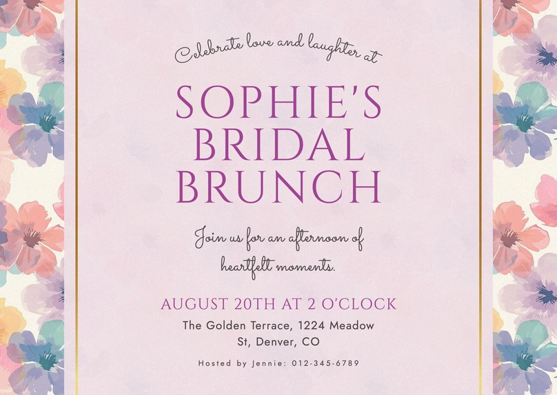 Bridal Brunch Invitation