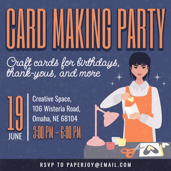 Craft Event Invitation
