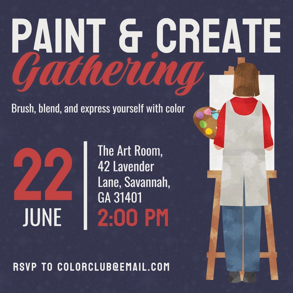 Art Event Invitation