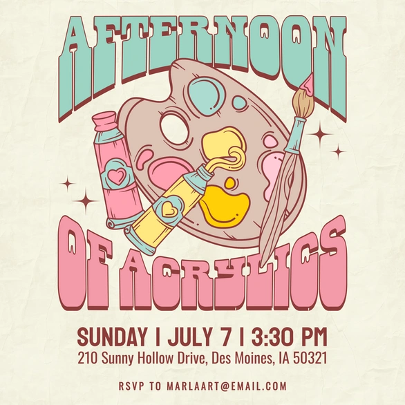 Art Event Invitation