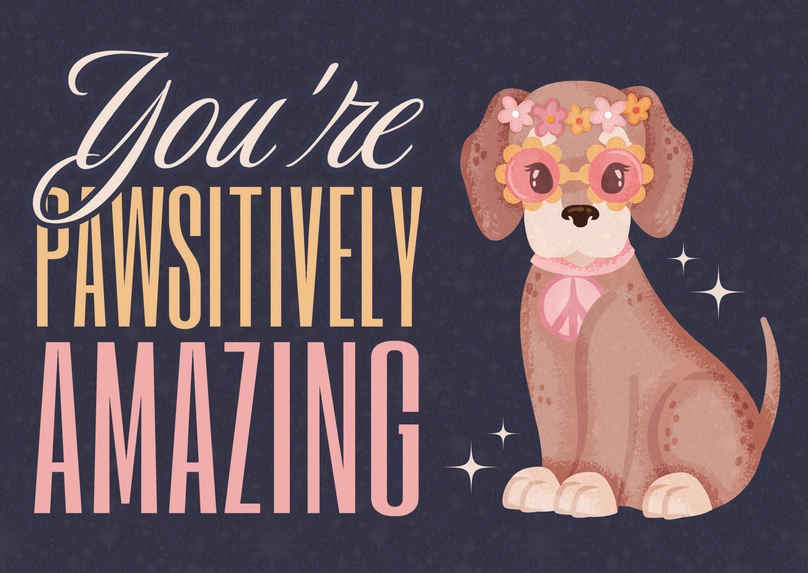 Cute animal card