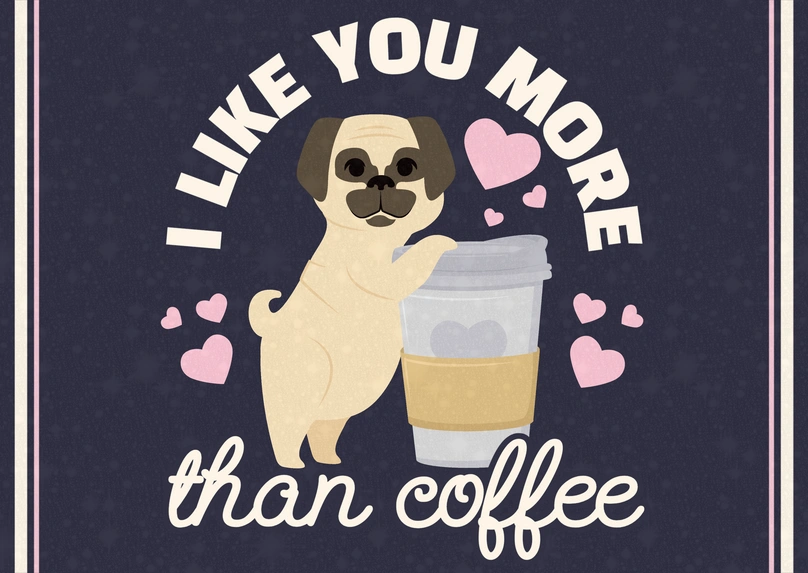 Dog and Coffee