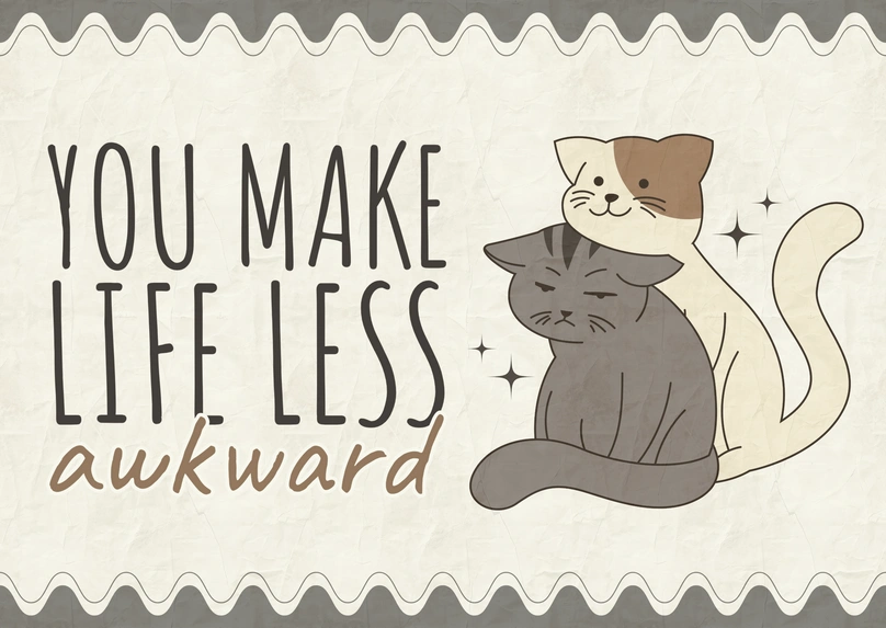 Cute Cats with Message