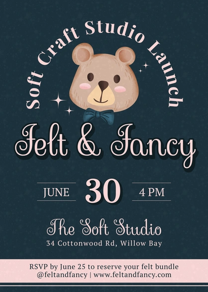 Craft Studio Opening