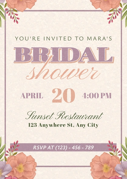 Bridal Shower Event