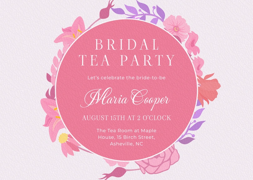 Bridal Tea Party