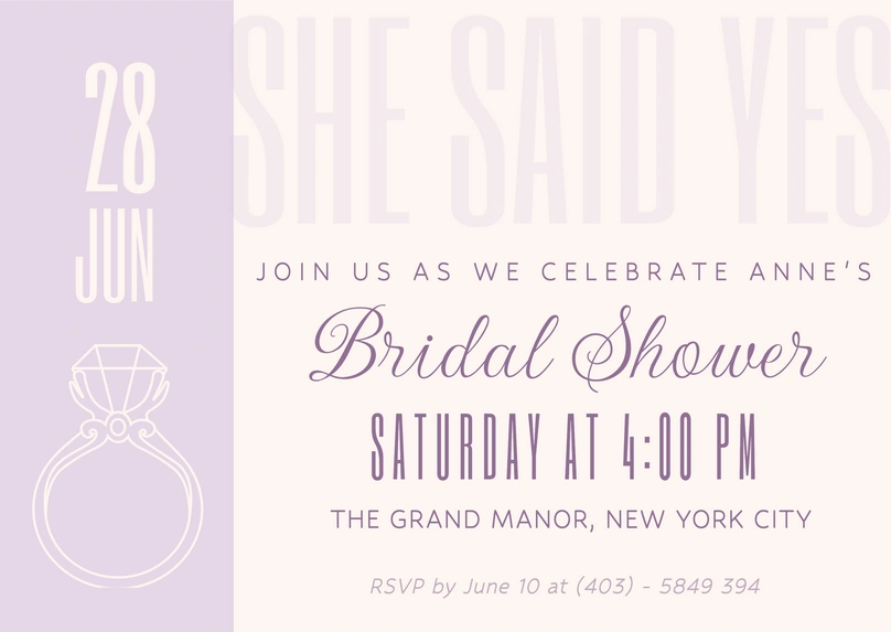 Bridal Shower Celebration