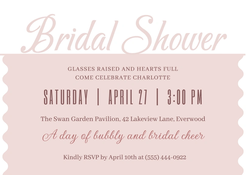 Bridal Shower Event