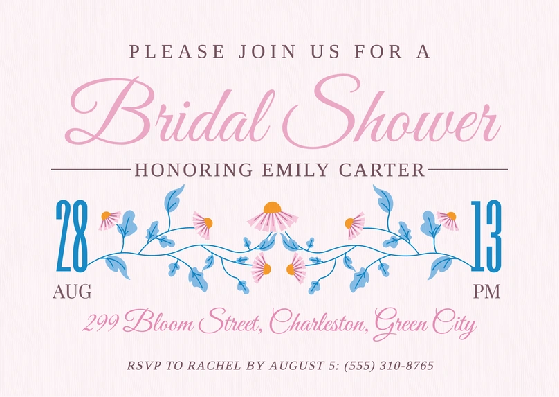 Bridal Shower Invitation