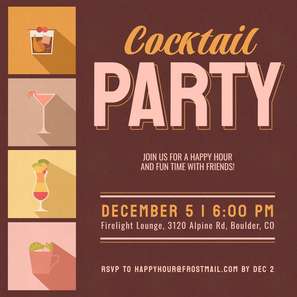 Cocktail Party Announcement