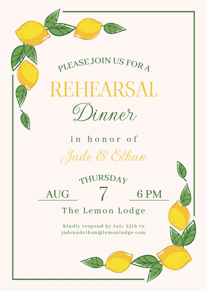 Jade & Ethan's Rehearsal Dinner