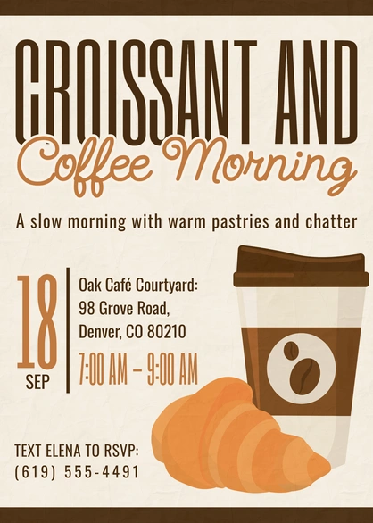 Morning Event Invitation