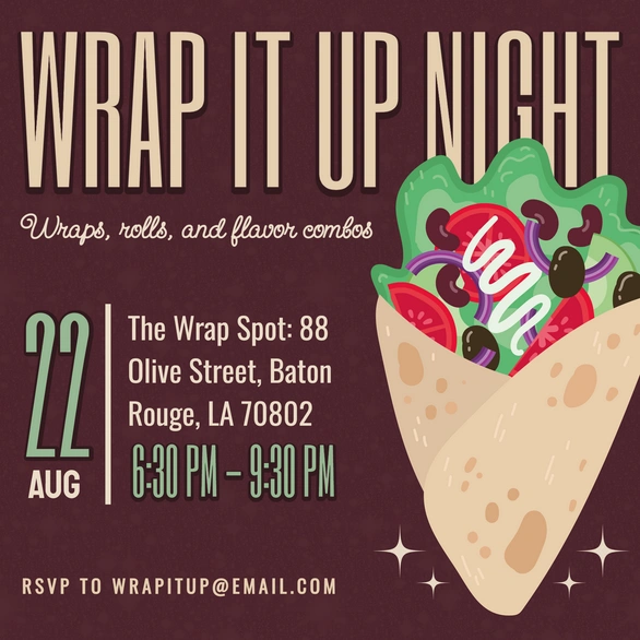 Wrap It Up Night Event