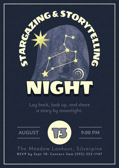 Stargazing and storytelling event