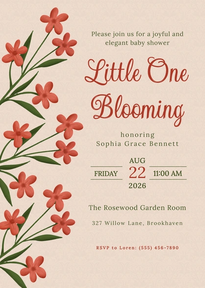 Baby Shower Invitation