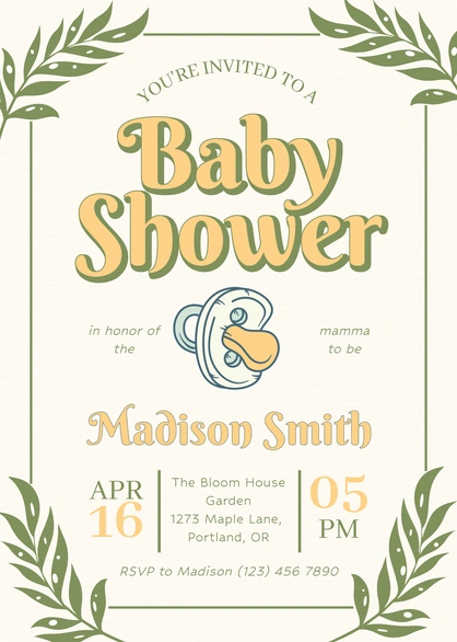 Baby Shower Event