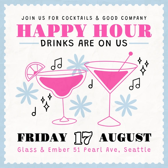 Happy Hour Announcement