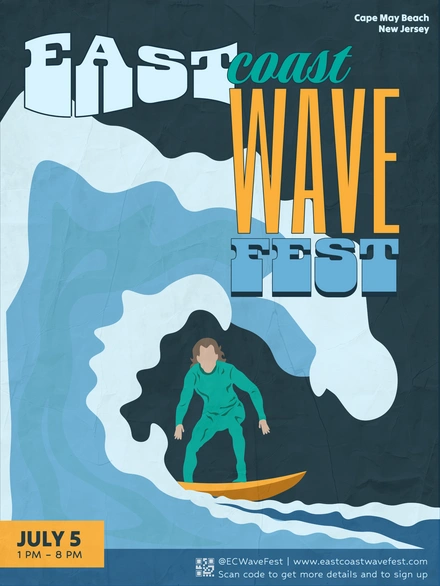 Surfing Festival Poster