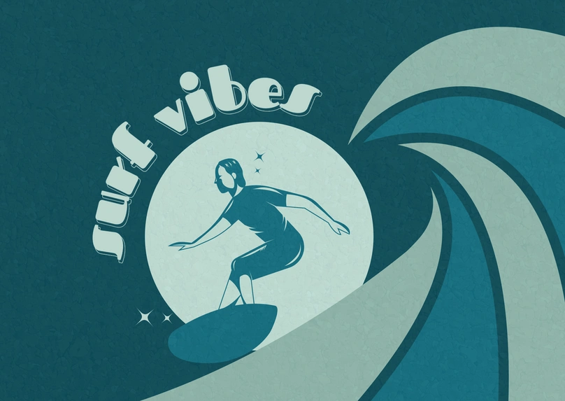 Surfing Graphic