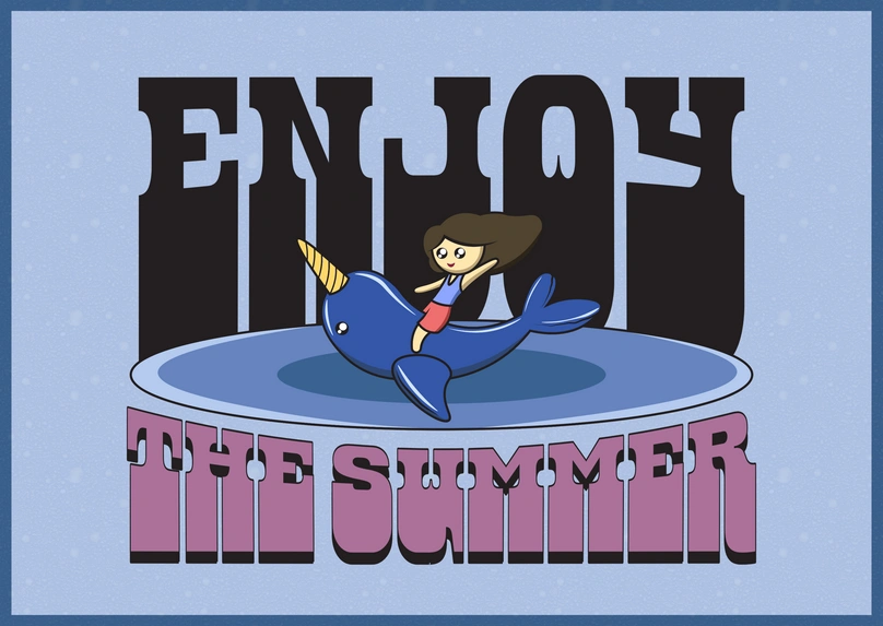 Summer fun illustration