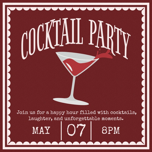 Invitation to Cocktail Party