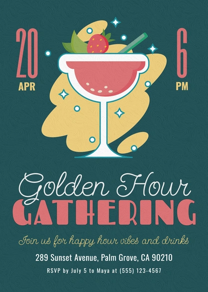 Invitation to a social gathering