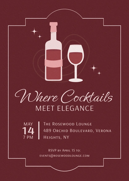 Cocktail Event Invitation