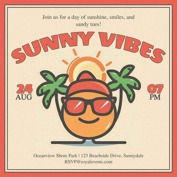 Sunny Vibes Event