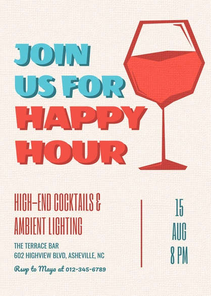 Invitation to Happy Hour