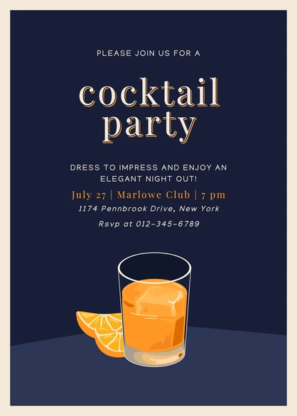 Cocktail Party Announcement