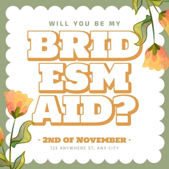 Bridesmaid Proposal