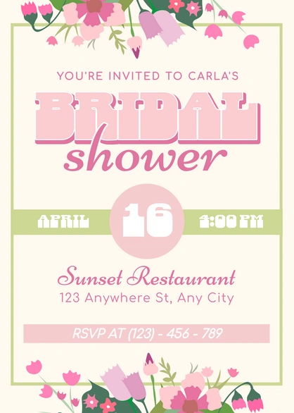 Bridal Shower Invitation