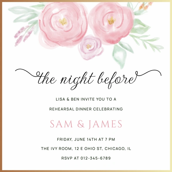 Pre-wedding Event