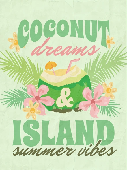 Tropical Summer Poster
